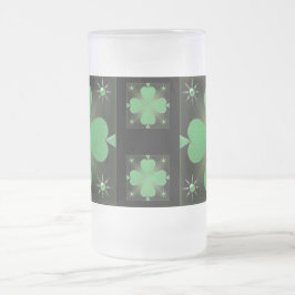 Shiny shamrock stein mugg