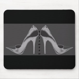 Shiny Silver Stiletto Art Musmatta