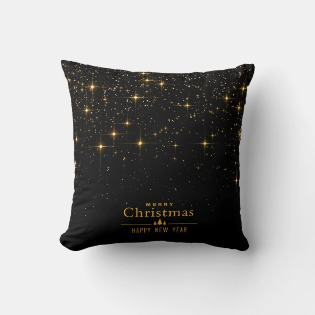 Shiny Stars Gott nytt år God jul Kudde (Framsida)