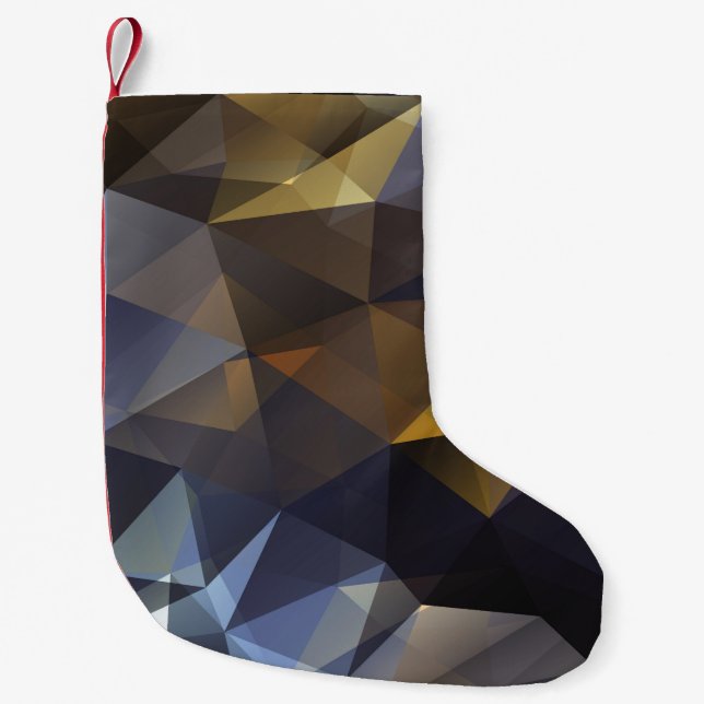 Shiny triangle vintage, diamant struktur. liten julstrumpa (Framsidan)
