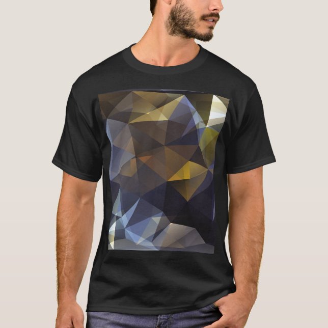 Shiny triangle vintage, diamant struktur. t shirt (Framsida)