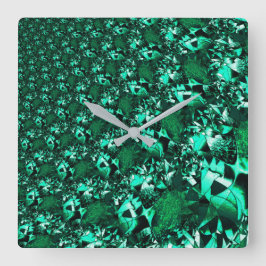 Shinyfärgtoner, gröntar som liknar relief fyrkantig klocka