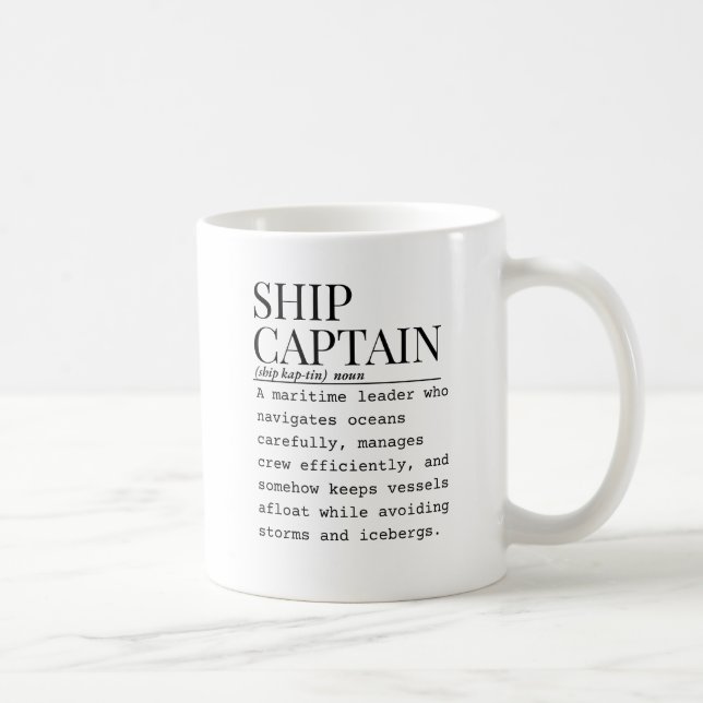 Ship captain kaffemugg (Höger)