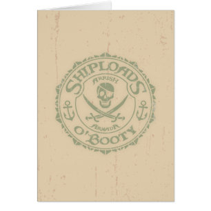 Shiploads O'Booty Hälsningskort