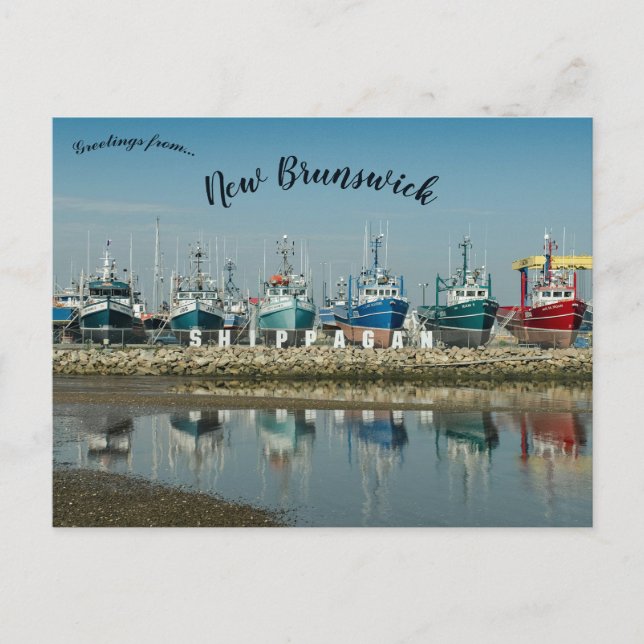 Shippagan New Brunswick Kanada Vykort (Framsida)