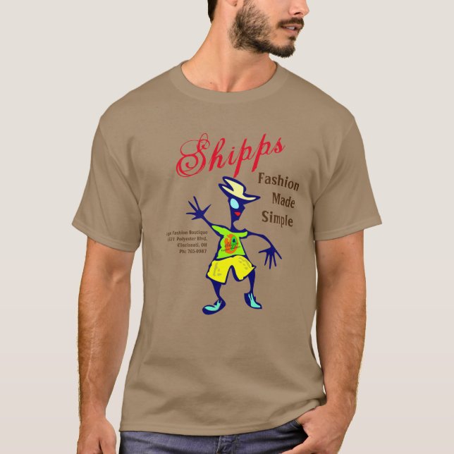 Shipps Mode T Shirt (Framsida)