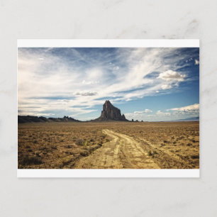 Shiprock New mexico Mountain Southwest Landcape Vykort