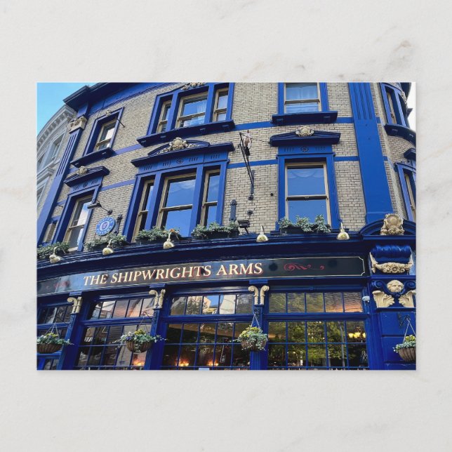 Shipwrights Arm Pub London Helg Vykort (Framsida)