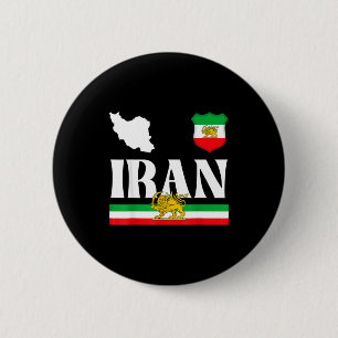 Shir o khorshid iran, lejon och sol, persia knapp