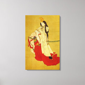 Shirabyōshi Hokusai japansk finkonst Canvastryck