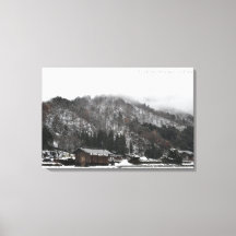 Shirakawago Snobylandsby Japan Reselandskap