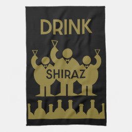 Shiraz Vin Drinkers Kökshandduk