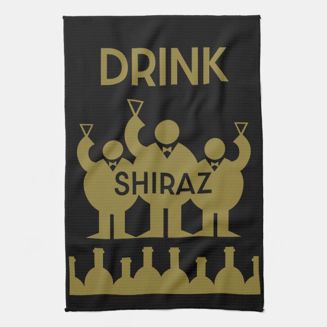 Shiraz Vin Drinkers Kökshandduk (Vertikal)