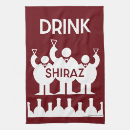 Shiraz Vin Drinkers Kökshandduk