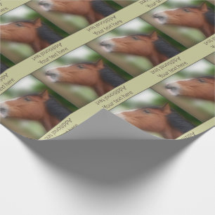 Shire Draft Horse Ansikte Personlig Presentpapper