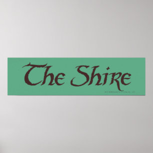 SHIRE™ Namn Solid Poster