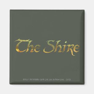 SHIRE™ Namn texturerad Magnet