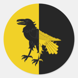 Shire of Champcorbeau Populace Badge Runt Klistermärke