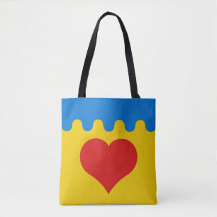Shire of Coeur du Val populace badge Tote Bag Tygkasse