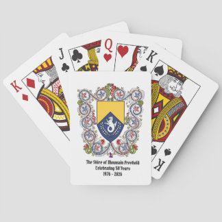 Shire of Mtn Freehold 50-årsjubileum Pokerspelkort Casinokort