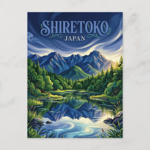 Shiretoko Fem Lagar Japan Vykort