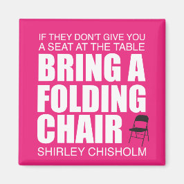 Shirley Chisholm Folding Rosa Magnet