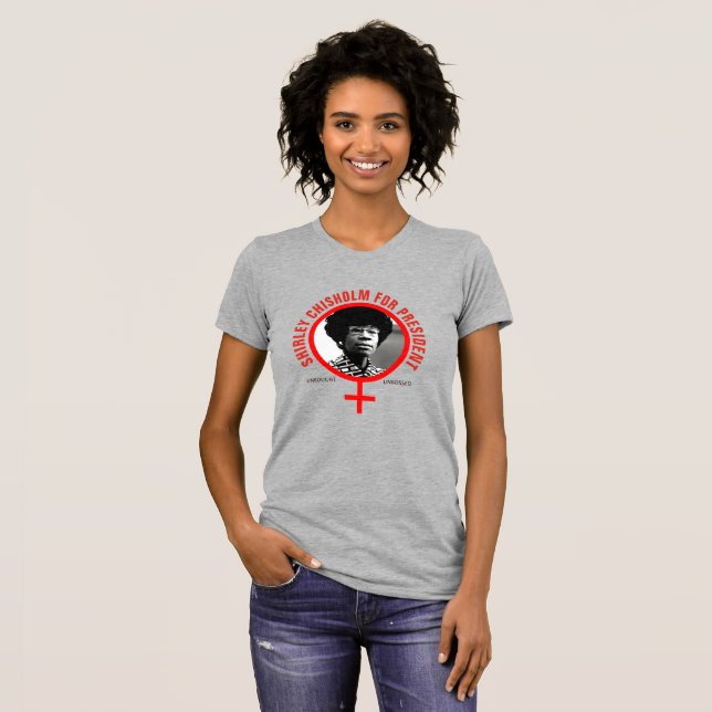 Shirley Chisholm för president T Shirt (Hel framsida)