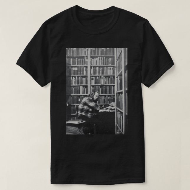 Shirley Jackson Art Print T Shirt (Design framsida)