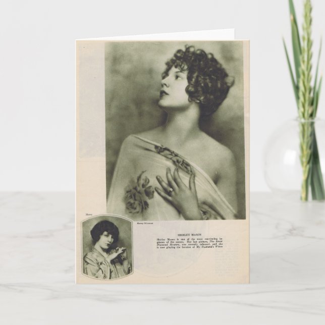 Shirley Mason 1924 Kort (Framsida)