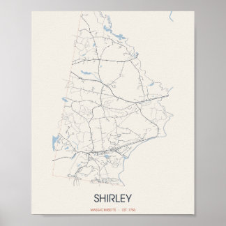 Shirley Massachusetts Gatukarta Poster