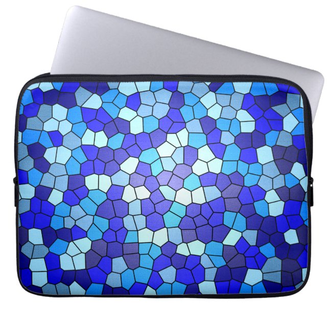 Shirley Taylor-brickor av blåstenat glas Laptop Sleeve (Framsidan)