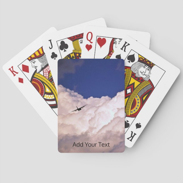 Shirley Taylor:s militära transportflygplan Spel Kort (Baksidan)