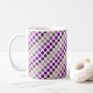 Shirley Taylor Shades Lila Polka dots Kaffemugg