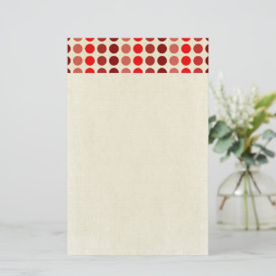 Shirley Taylor Shades of Red Polka dots Brevpapper