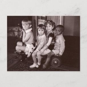 Shirley Temple och Gang.jpeg Vykort