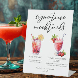 Shirley Temple Strawberry Daiquiri Mocktails Menu