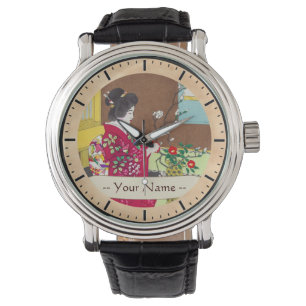 Shiro Kasamatsu Ikebana japan blommar damplats Armbandsur