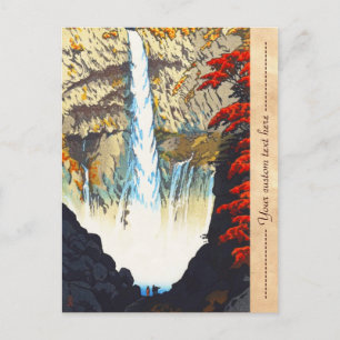 Shiro Kasamatsu Kegon Waterfall i Nikko hanga Vykort