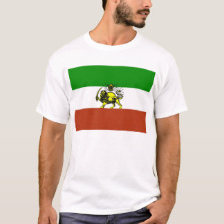 shirokhorshid - iran flagga tee shirt