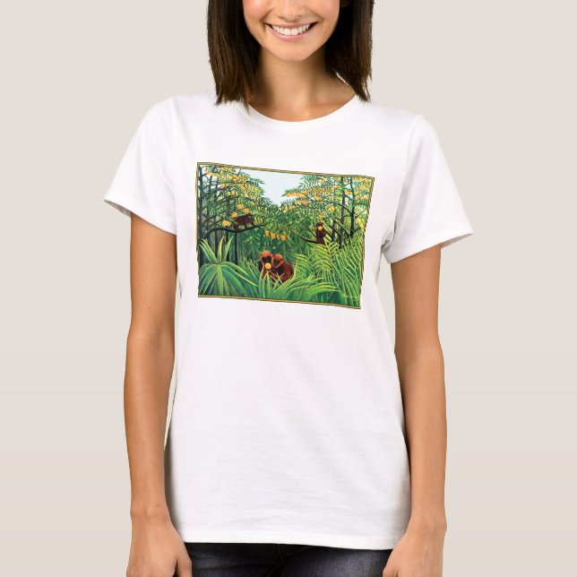 Shirt: "Apes in the Orange Grove" av Rousseau T-shirt (Framsida)