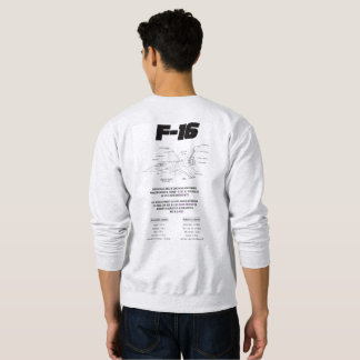 Shirt Army F-16 Falcon Lång Ärmad Tröja