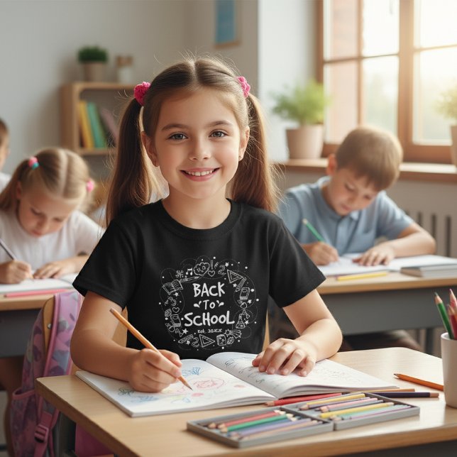 Shirt back to school est 20XX T (Skapare uppladdad)