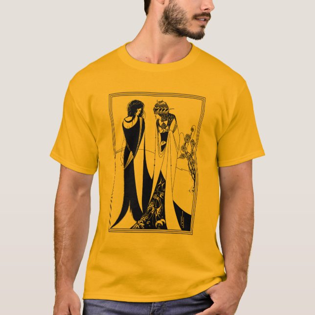 Shirt: Beardsley Illustration - John och Salomé T-shirt (Framsida)