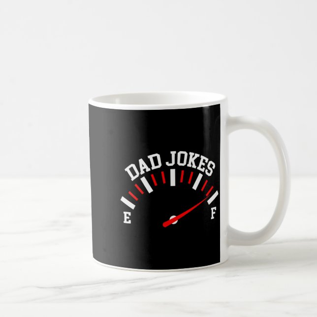 Shirt Dad Jokes Full Meter Funny Father’s Day Gift Kaffemugg (Höger)