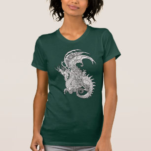 ~shirt för drakeart nouveaustil t shirt