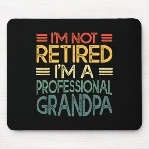 Shirt För manar Funny Fars dag Redraget Grandpa 2 Musmatta