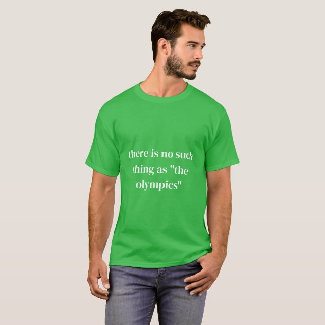 shirt for olympics truthers t shirt (Hel framsida)