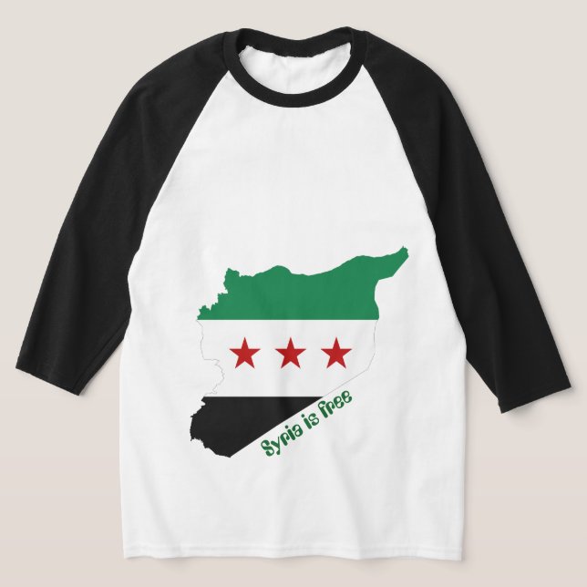 shirt - fri syria karta t (Laydown)