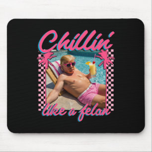 Shirt Funny Chillin som en Felon Trump 2024 Musmatta