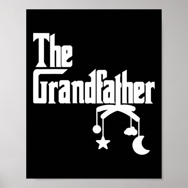 Shirt Funny Fars dag Grandpa Gift Poster (Framsidan)